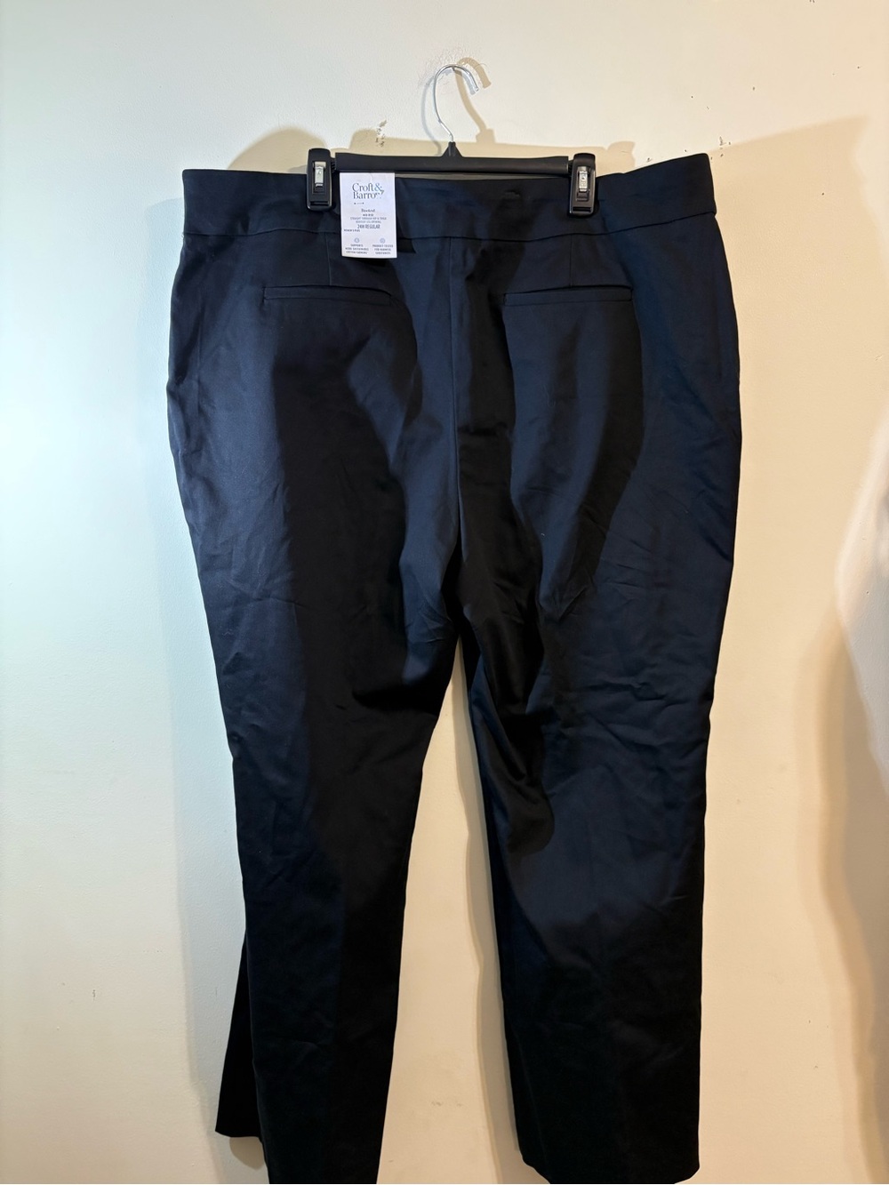 Croft & Barrow Effortless Stretch Pull-On Dress Pants women's plus size 24W NWT
